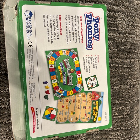 “Race Around” Pony Phonics Game - pre K to grade 1 - Picture 3 of 3